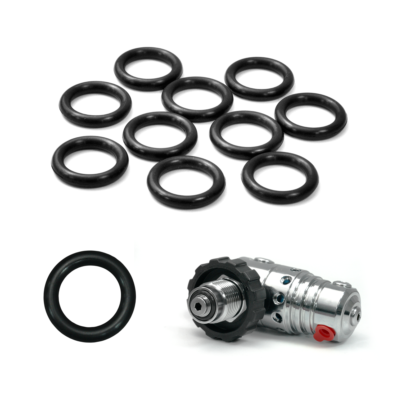 Scuba Regulator O-Ring Spare part DIN (1 Set 10 pcs.)